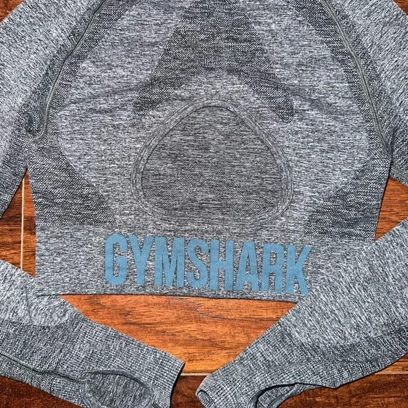 GYMSHARK FLEX LONG SLEEVE CROP TOP - Picture 4 of 7